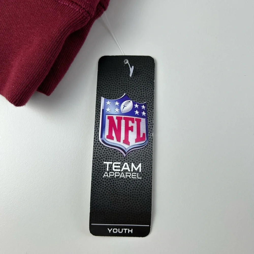 Washington Commanders Youth XL‎ Jacket Sweater Burgundy Gold NWT NFL Apparel